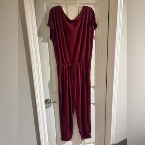 Chic Maroon Jumpsuit